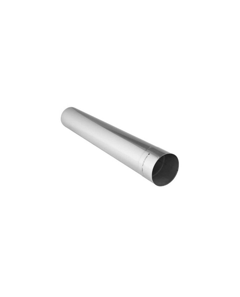 Outlet pipe 1m stainless steel 120mm - TOOLSA.eu