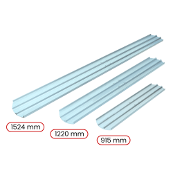 Toolsa Magnesium Bull Float Blade, Round End