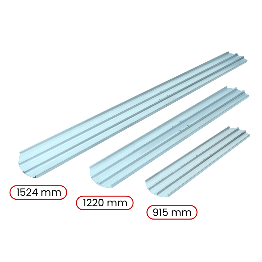 Toolsa Magnesium Bull Float Blade, Round End