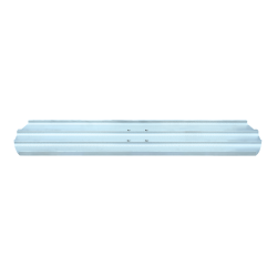 Toolsa Magnesium Bull Float Blade, Round End
