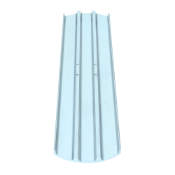 Toolsa Magnesium Bull Float Blade, Round End