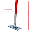 Toolsa Walking Concrete Edger With Pole (228 x 102 Mm)