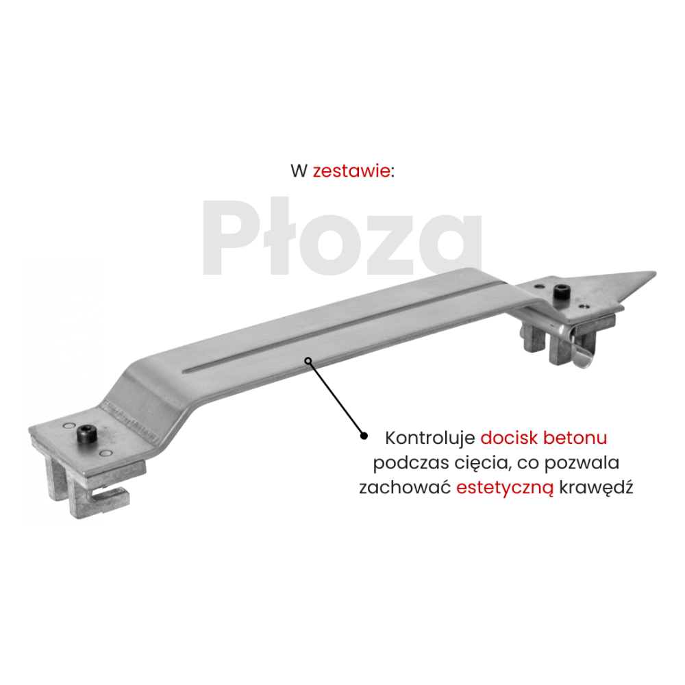 Zestaw tarcza diamentowa do świeżego betonu Soff Cut 6" Toolsa + płoza
