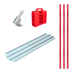 Kompletna listwa magnezowa Bull Float Toolsa (915 | 1220 | 1829 mm)