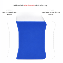 Łata aluminiowa do betonu z wbudowaną poziomicą (libellą) Toolsa