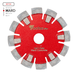 Frez do ogrzewania podłogowego Toolsa 130 x 17 mm (twardy beton) | Dobra Cena | TOOLSA.eu