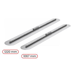 Toolsa Manganese Steel Bull Float Blade, Round End