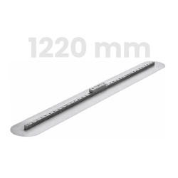 Toolsa Manganese Steel Bull Float Blade, Round End