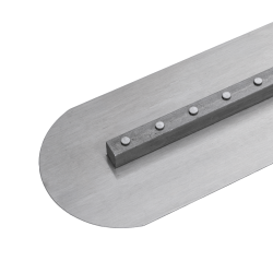 Toolsa Manganese Steel Bull Float Blade, Round End