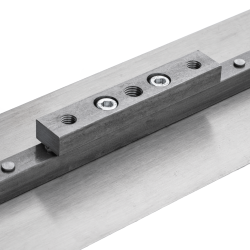 Toolsa Manganese Steel Bull Float Blade, Round End