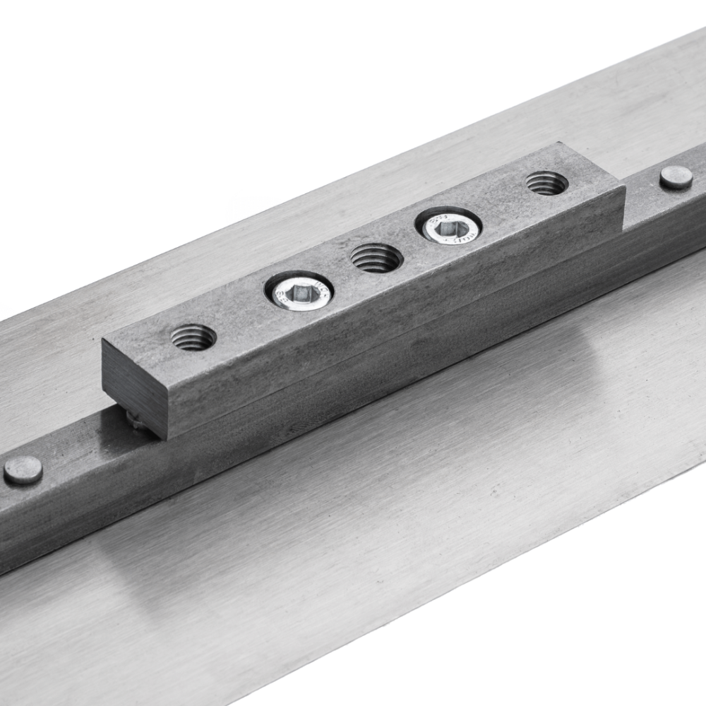 Toolsa Manganese Steel Bull Float Blade, Round End