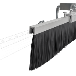 Szczotka do betonu z aluminiowym uchwytem Fresno Toolsa z mocowaniem