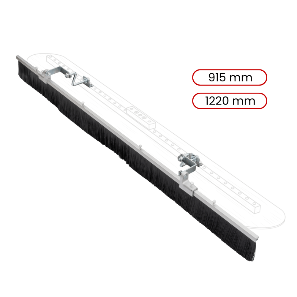 Szczotka do betonu z aluminiowym uchwytem Fresno Toolsa z mocowaniem