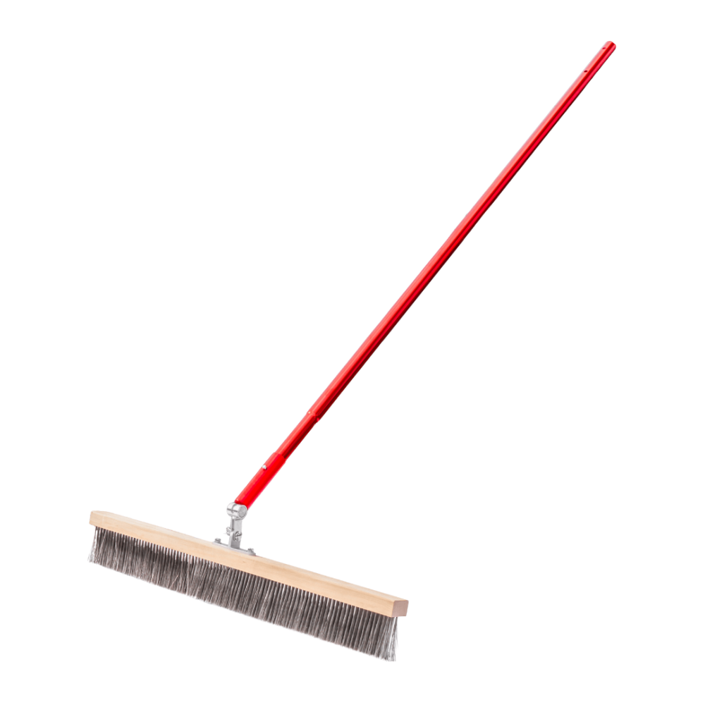 Kompletna szczotka do betonu ze stali nierdzewnej (915 mm) Toolsa z jednym uchwytem 1,8m/35mm