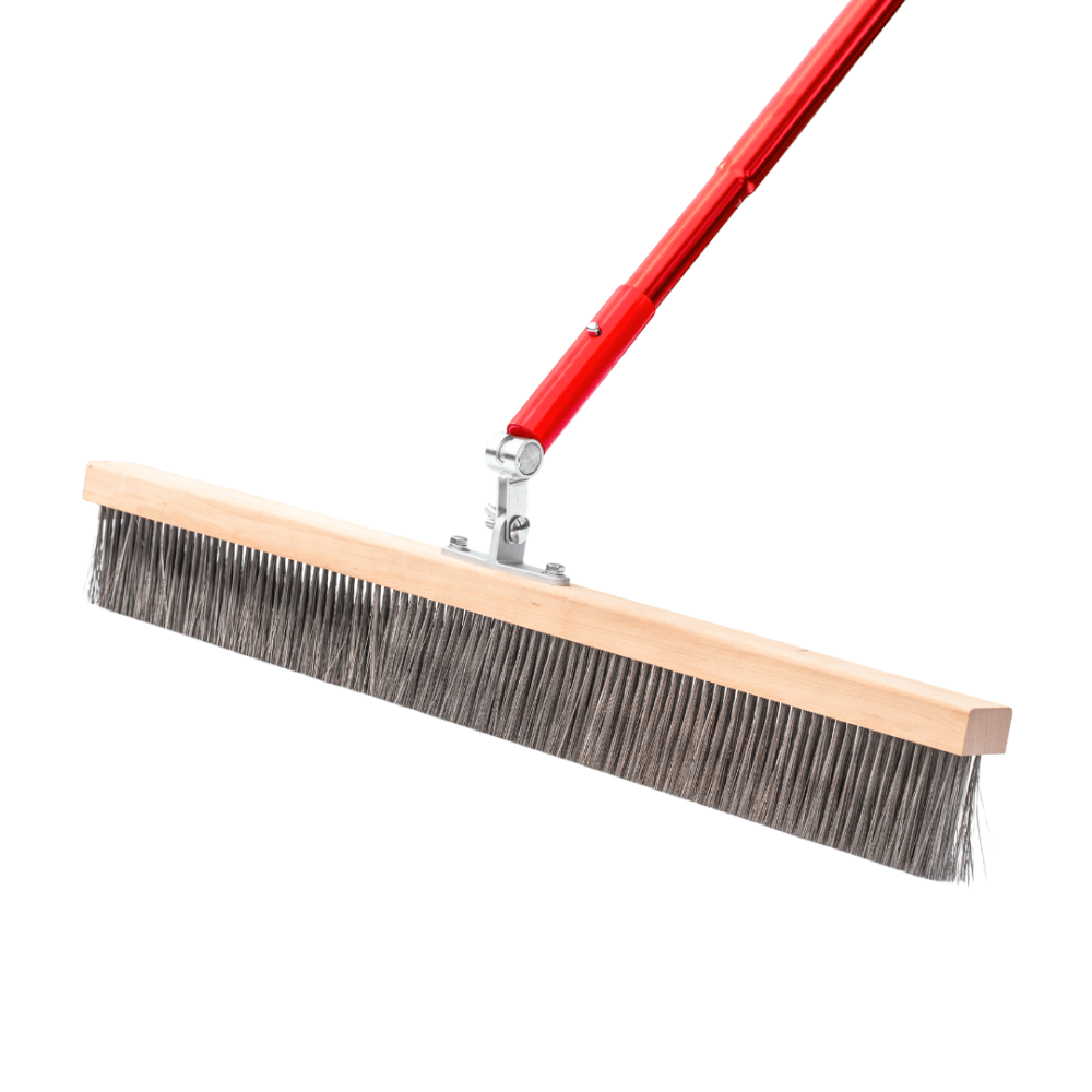 Kompletna szczotka do betonu ze stali nierdzewnej (915 mm) Toolsa z jednym uchwytem 1,8m/35mm