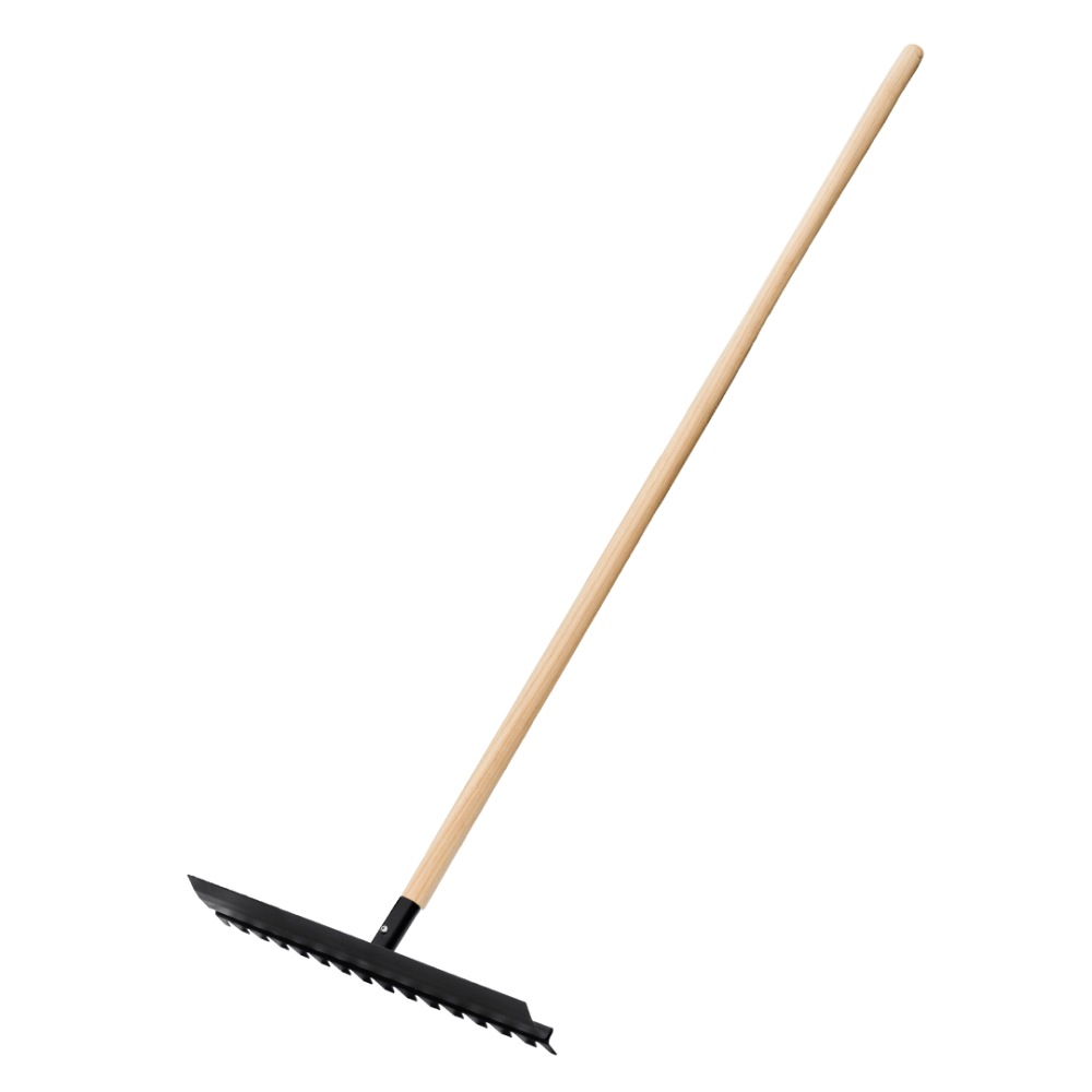 Toolsa Dual Face Tined Aluminium Concrete Rake (508 Mm)