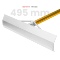 Toolsa Gold Anodised Aluminium Concrete Rake (495 | 762 x 102 x 1530 Mm)