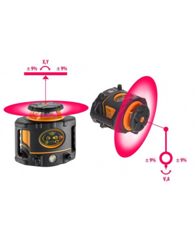 Niwelator laserowy rotacyjny geo-FENNEL FL 265HV MM samopoziomujący