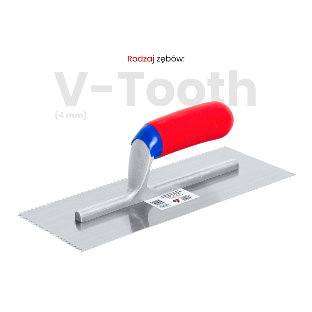 Toolsa High-Carbon Steel Notched Trowel (280 x 114 Mm)