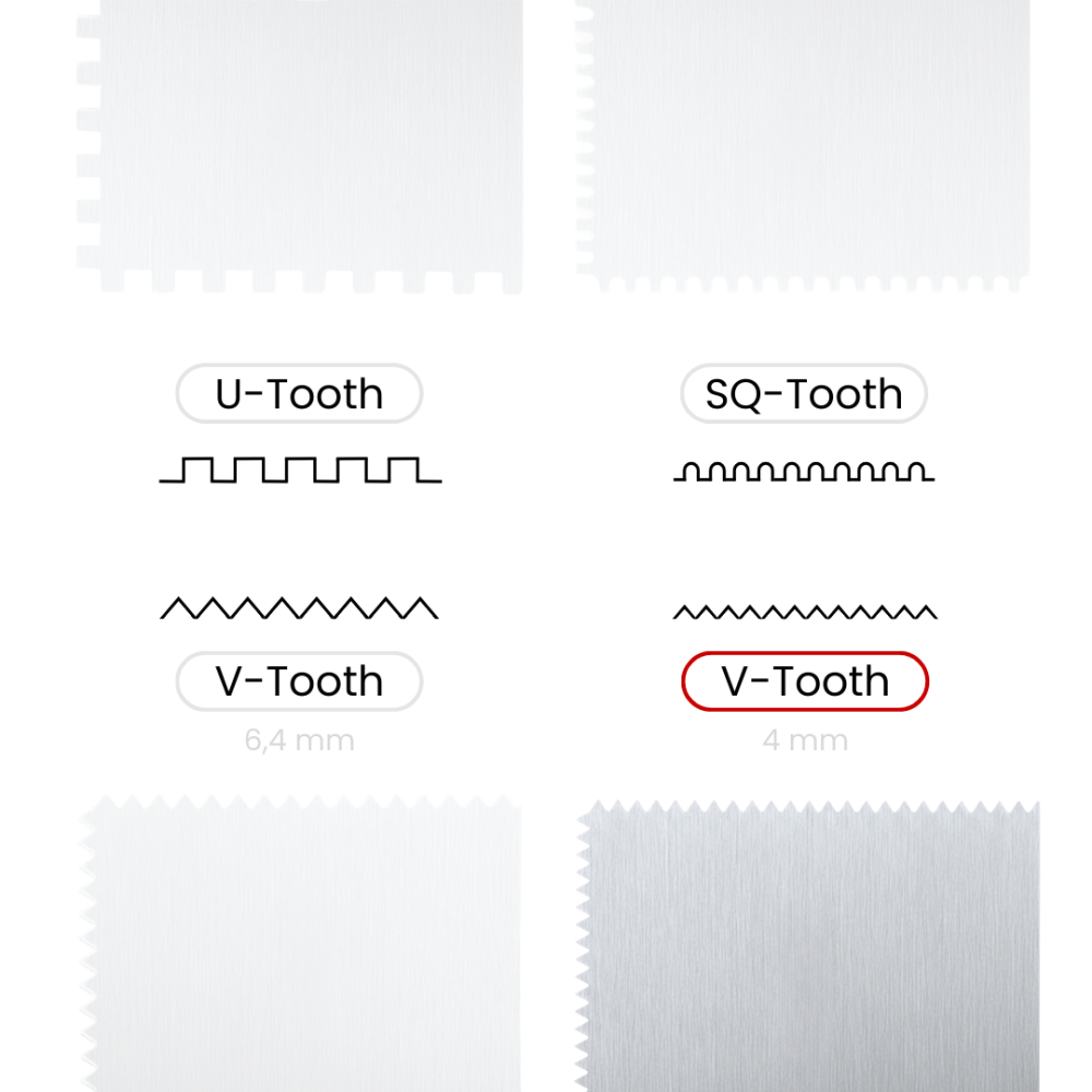 Paca zębata ze stali wysokowęglowej Toolsa (280 × 114 mm)