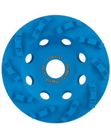 TYROLIT PREMIUM DGU-TURBO 180 X 32 MM grinding disc Tyrolit - Specifications:

Cooling type: Dry
Width: 32 mm
Segment height: 5 