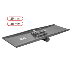 Paca dylatacyjna do betonu  – sam profil roboczy Toolsa (609,6 × 203 mm)