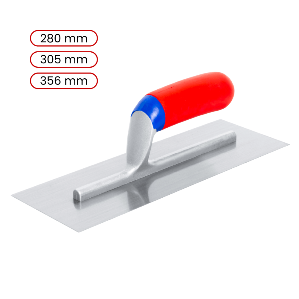 High-Carbon Steel Finishing Trowel, Square | TOOLSA.eu