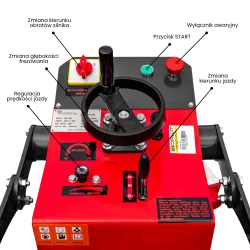 Toolsa TSC-250 Self-Propelled Concrete Scarifier (7.5 kW | 400 V) | NORWIT.PL