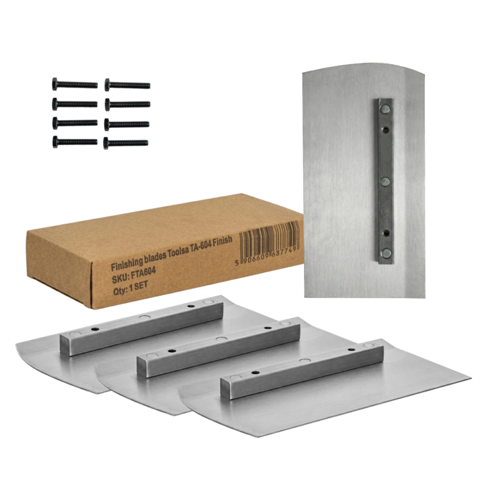 Łopatki do zacieraczki Toolsa Finish FTA-604 (komplet 4 szt.) | TOOLSA.eu