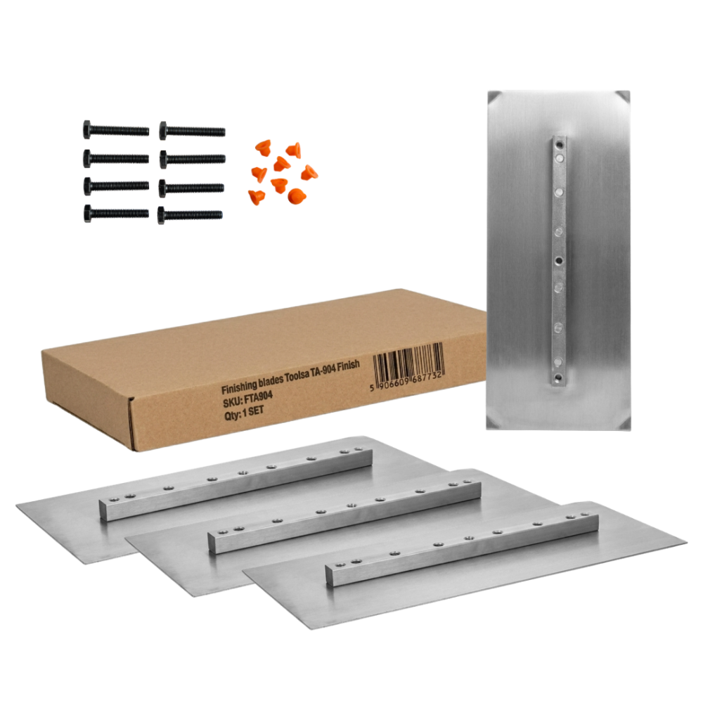 Łopatki do zacieraczki Toolsa Finish FTA-904 (komplet 4 szt.) | TOOLSA.eu