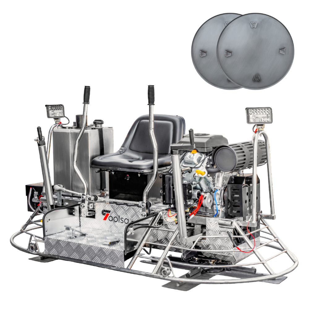 Toolsa TPT-836 Low Rider Ride-On Power Trowel (Rato R740, 25 HP)