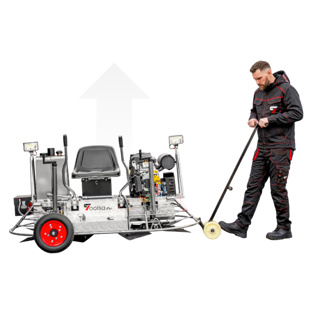 Toolsa TPT-836 Low Rider Ride-On Power Trowel (Rato R740, 25 HP)