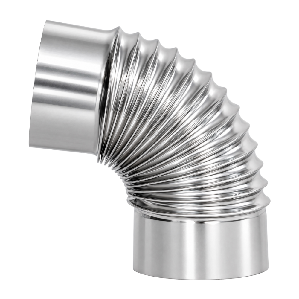 Kolanko kominowe 90° do nagrzewnic Toolsa ⌀114 mm | TOOLSA.eu