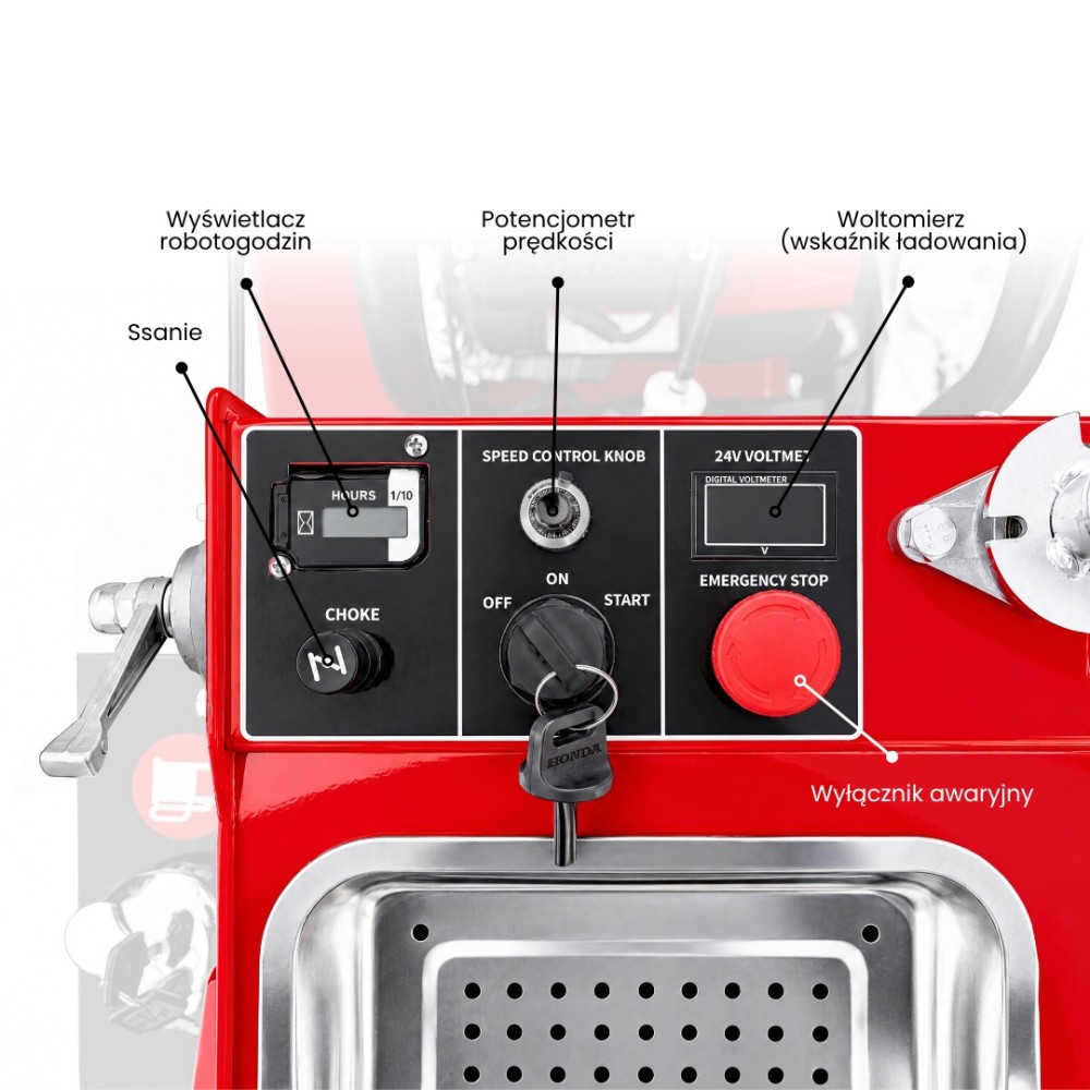 Toolsa TFS 600 Drive Concrete And Asphalt Floor Saw (Honda GX 690)