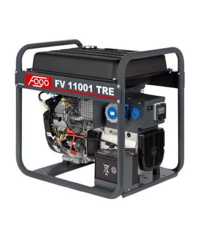 FOGO FV 11001 TRE single-phase generator set Fogo - Specifications:  Dimensions: 790x580x65 mm Voltage: 230 V Power Category: 9.