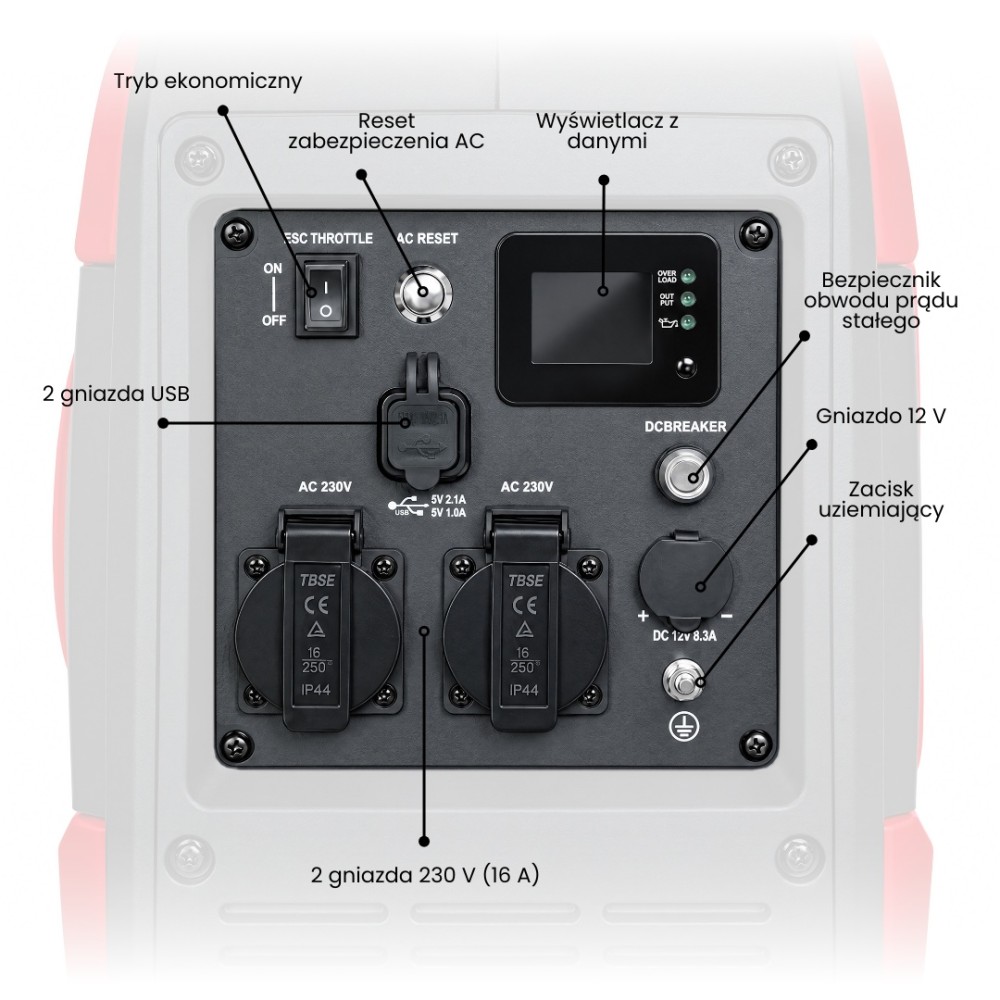 Agregat prądotwórczy inwertorowy Toolsa GK3500iS-Pro