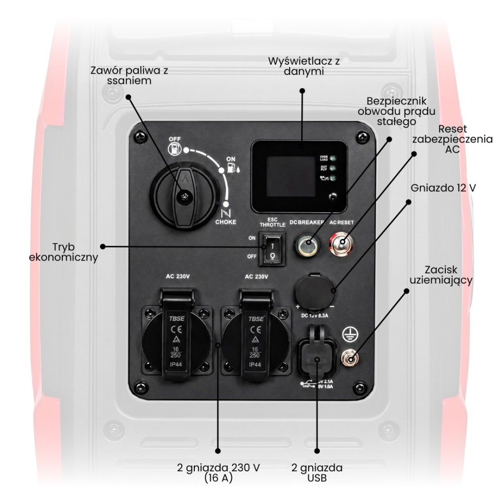 Toolsa GK4500iS-Pro Inverter Generator