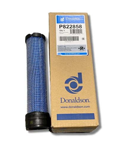 Heavy duty air filter B internal. Donaldson - Technical data:  Weight: 0.171 kg Hose length: 259.8 mm Outer diameter: 62.1 mm In