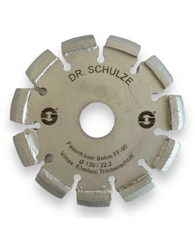 Chamfer cutter FF90 130/25.4 DR Schulze  - Dane techniczne:: undefinedproducent: dr. schulzegrubosc segmentu: 10mmsrednica otwor