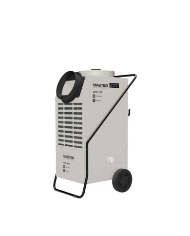 Master ACD 137 portable air conditioner Master Heaters - Technical Data:  Noise level [ dB(A) ]: 55 Airflow [ m³/h ]: 1020/800 W