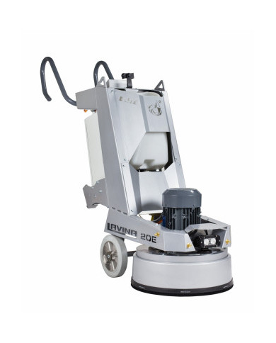 LAVINA 20EU, PLANETARY GRINDER Lavina - Technical data:  Weight [ kg ]: 202 Voltage [ V ]: 230 Control: Push Motor power [ kW ]: