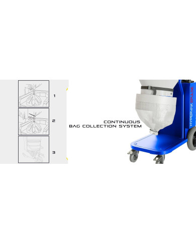 Barikell HyperVak 2 pulse industrial vacuum cleaner Barikell - Specifications:  Filter diameter [ mm ]: 370 HEPA filter: Yes Tan