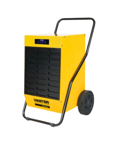 Master DH 44 dehumidifier Master Heaters - Technical Data:  Tank capacity [ l ]: 12 Noise level [ dB(A) ]: 53 Airflow [ m³/h ]: 