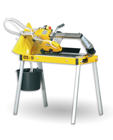 Cedima CTS-26 table saw Cedima - Specifications:  RPM: 2770 rpm Motor power: 1.1kW/230V/50Hz Weight: 58 kg Maximum cutting lengt