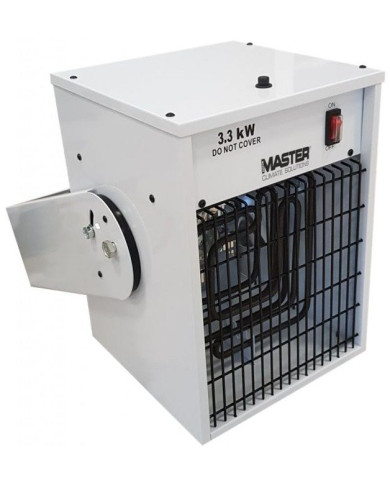 Master TR 3 electric heater Master Heaters -      Technical Data:       Power supply [ V/Hz ]: 230/1 phase/50     Ventilation fu