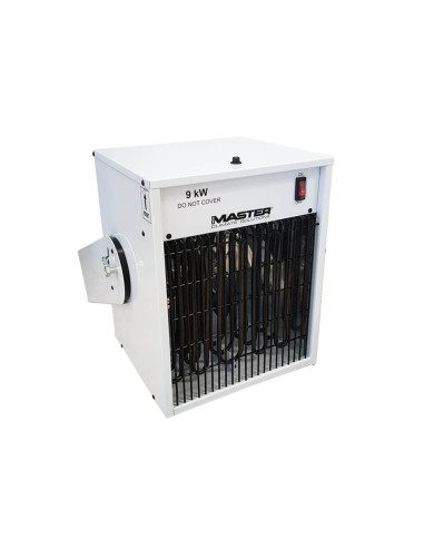 Master TR 9 electric heater Master Heaters -      Technical Data:       Power supply [ V/Hz ]: 380/3 phases/50     Ventilation f