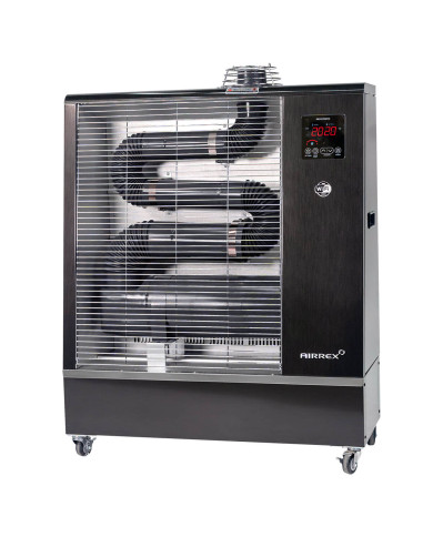 AIRREX AH-200i infrared heater/bioheater REX NORDIC - Dane techniczne:      Zalecany do kubatury [m3]: 900     Paliwo: Biodiesel