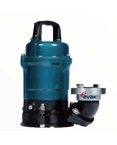 EVAK 50EUSR5.05S sludge flood pump Evak - Technical Specifications  Weight: 11.3 kg Dimensions: 310 x 243 mm Motor power: 0.37 k