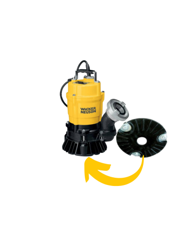 Wacker Neuson PST2 400 flood pump with flood plate Wacker Neuson - Dane techniczne:wymiary: 265 x 185 x 330 mmciezar: 11.3 kgdlu