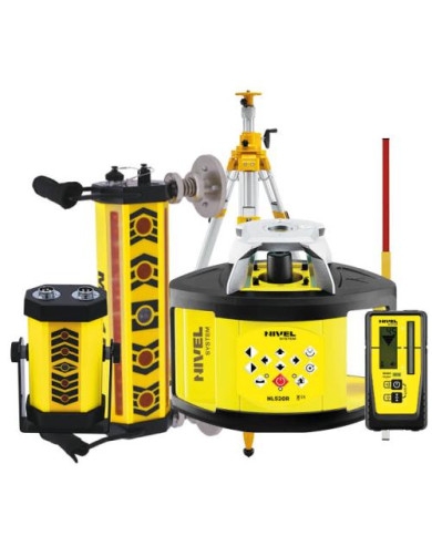 Laser leveler Nivel System NL520R Digital- KIT Staff LS-24 tripod SJJ32 system MC-1D Magnets Nivel System - Technical data:  Bra